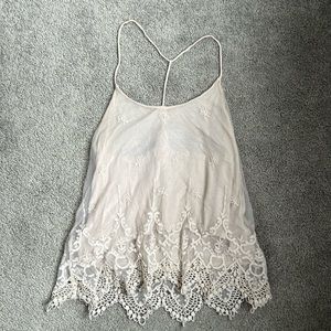 Ivory lace top
